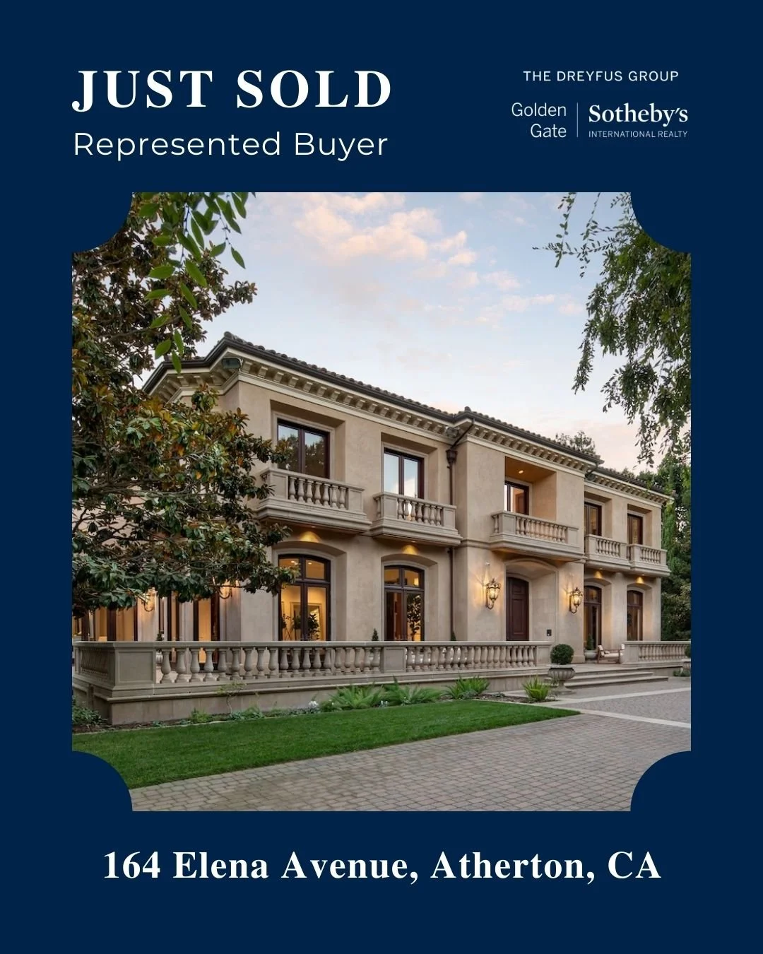 We recently had the privilege of representing the buyer for 164 Elena Avenue in Atherton, an exceptional estate listed by @gullixsonteam. Our commitment is to ensure clients have the best possible experience in finding a place to call their own - a f