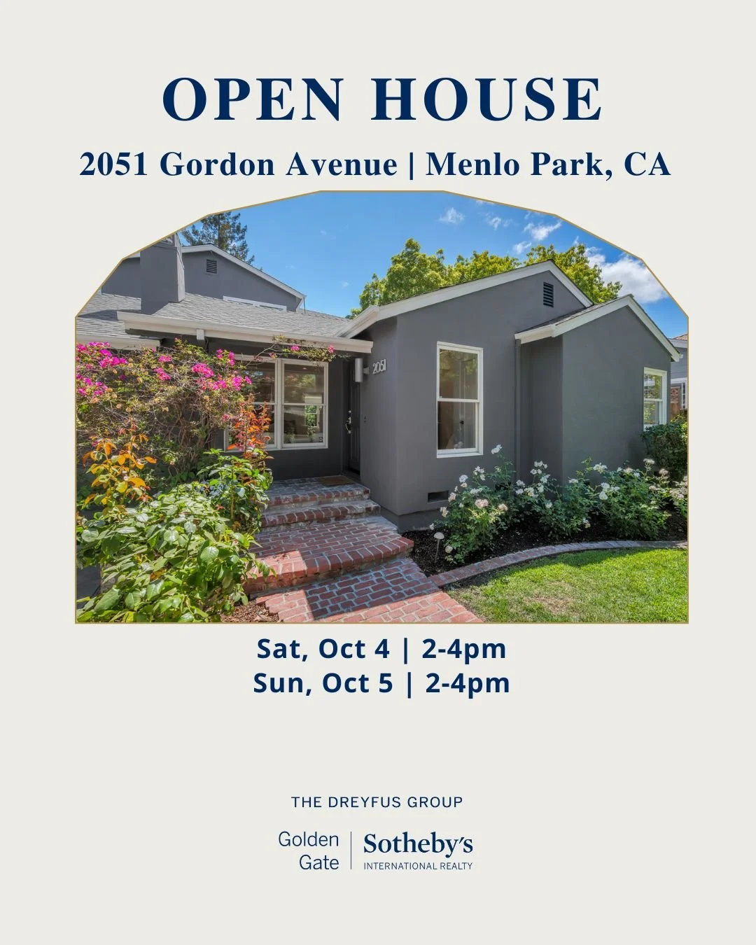 Join us at our open houses this weekend. We will be showcasing two exceptional properties in Palo Alto and Menlo Park. Our team will be available to provide information and assist you in identifying the perfect home for you. More at &quot;Current Lis
