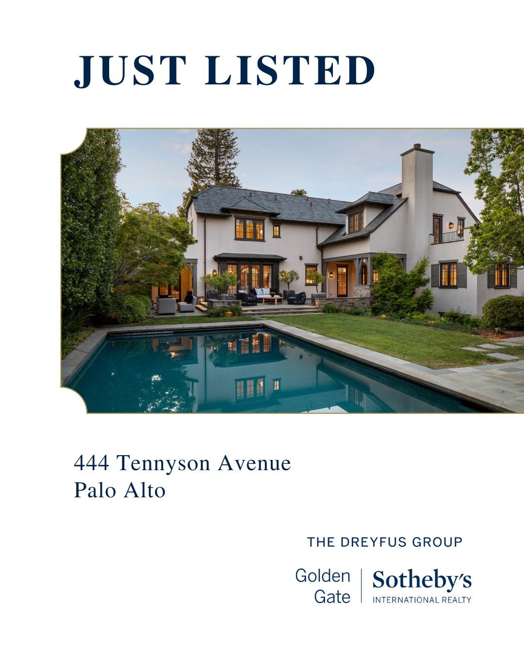 Just listed at 444 Tennyson Avenue in Palo Alto &ndash; a custom-built home that blends timeless elegance with modern luxury and fine craftsmanship, situated on a rare expansive lot in prestigious Old Palo Alto.

The main level invites effortless gat