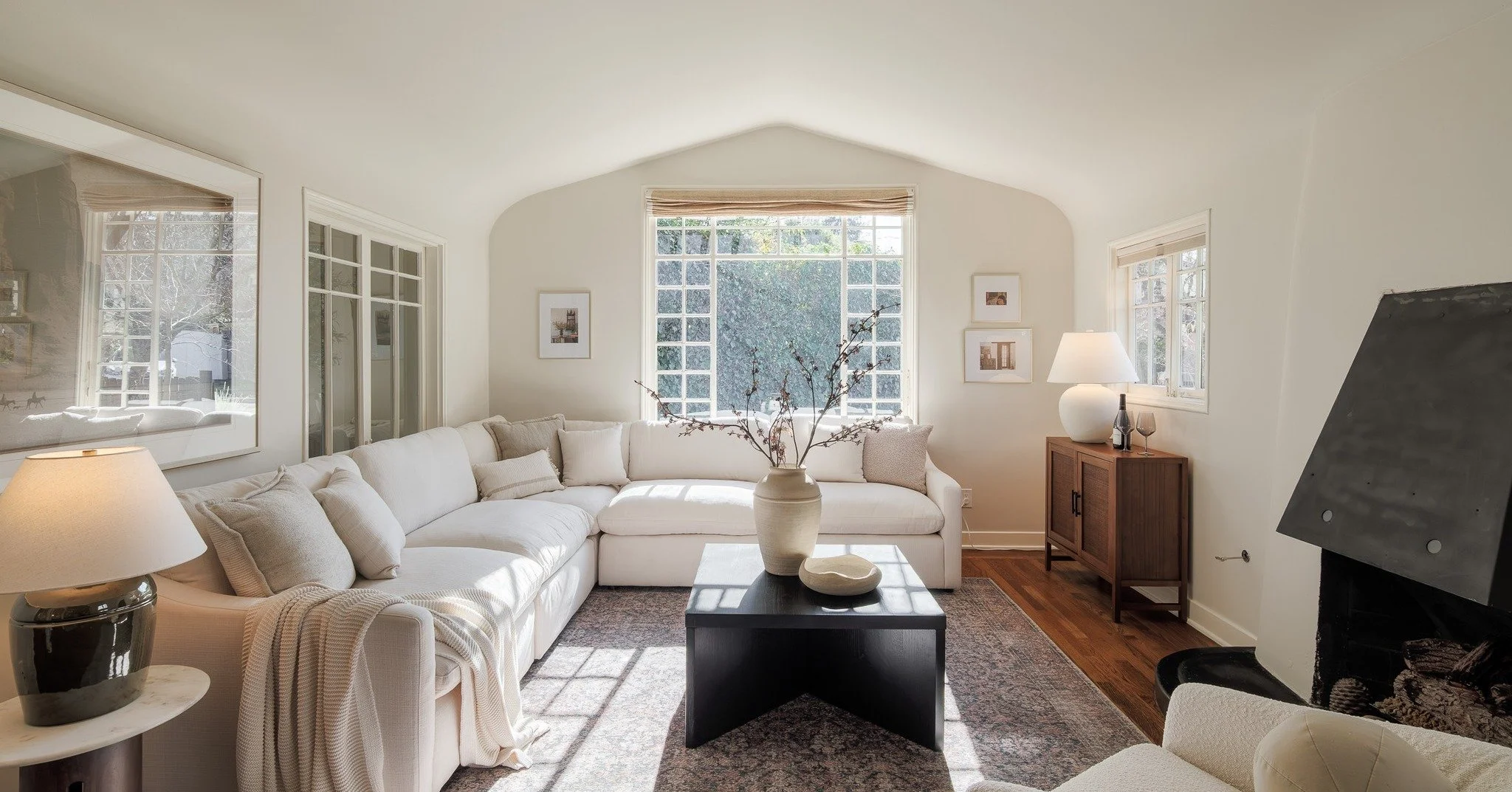 Our current listing for sale at 1341 Tasso Street in #PaloAlto blends classic architectural charm with refined modern updates. The light-filled living room features vaulted ceilings and a gas fireplace to create a welcoming and comfortable space for 
