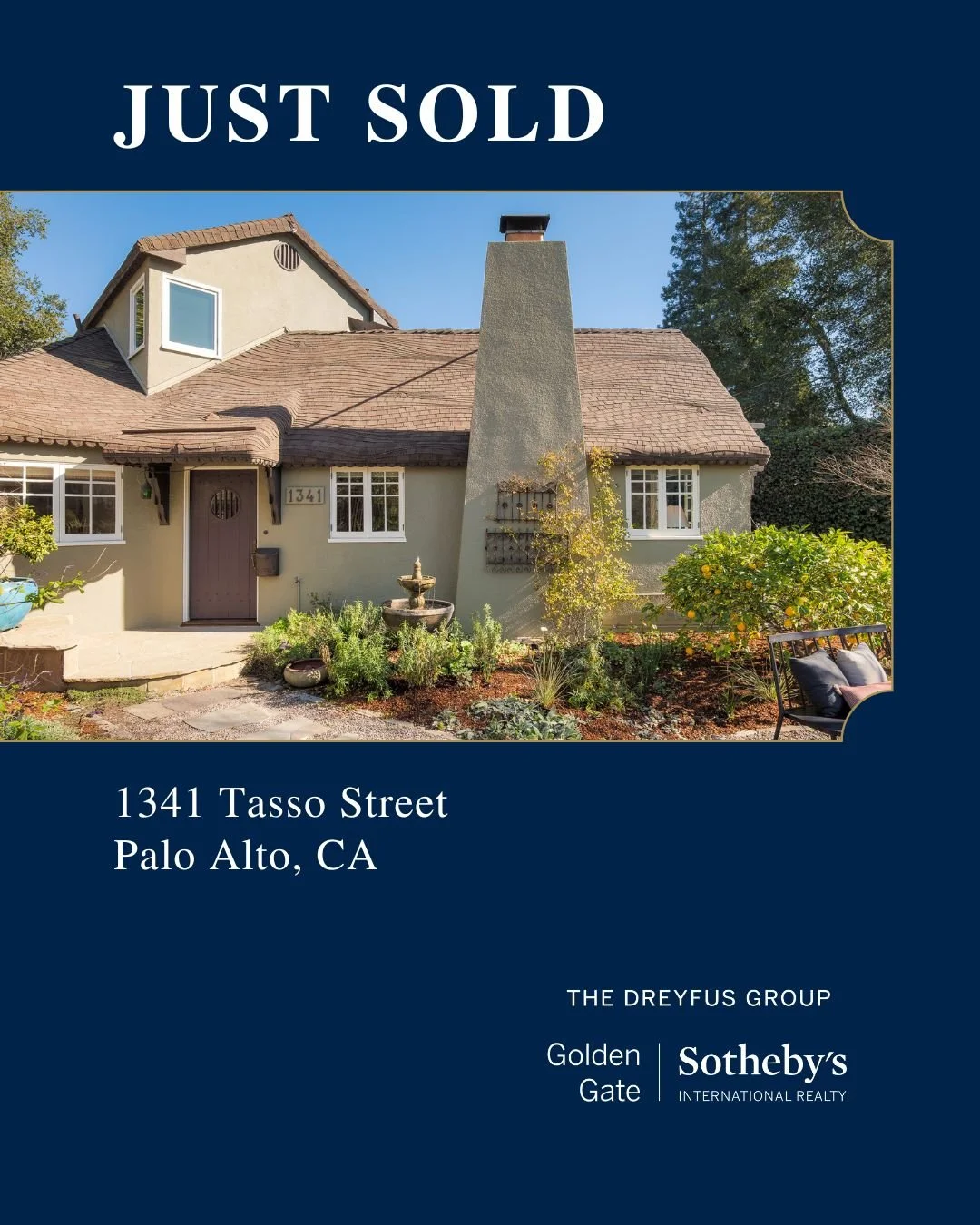 Located in Palo Alto's highly sought-after Professorville neighborhood, this 4-bedroom, 3-bath gem at 1341 Tasso Street just sold for over the asking price.
This quick success - only 12 days on the market - highlights the power of experience you rece