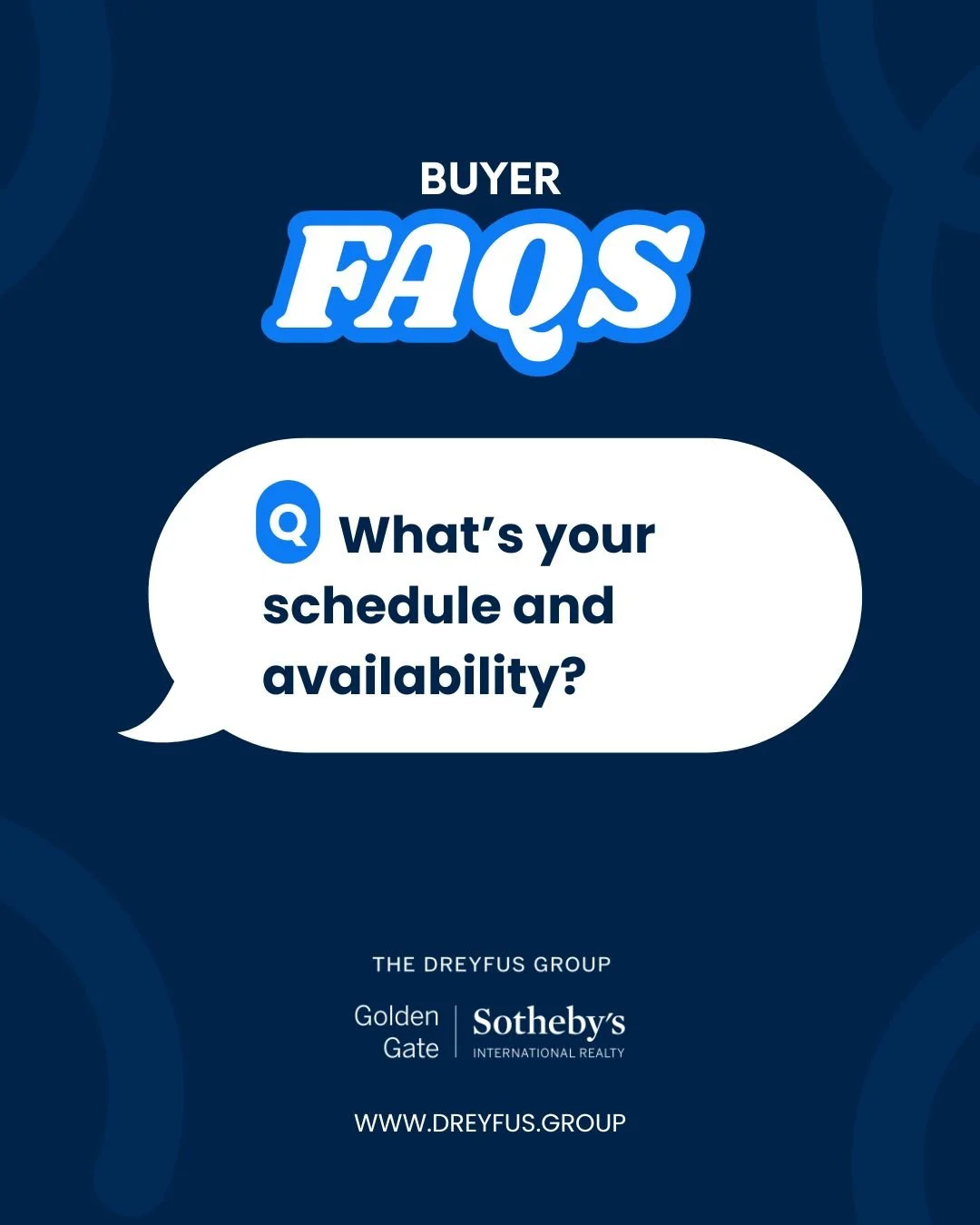 Choosing the right partner is crucial when purchasing a home. The Dreyfus Group is here to answer your most frequently asked questions about our home-buying process. Discover the advantages we offer for your home search by calling us or visiting our 