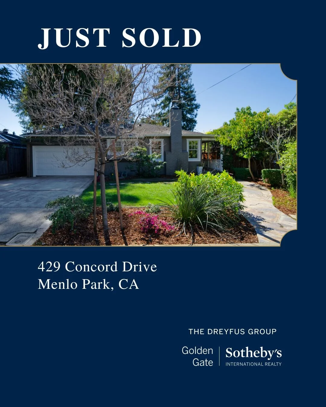 Our client recently purchased this beautiful Menlo Park home, with guidance from The Dreyfus Group. Buying a new home can feel overwhelming, but we use our deep local connections and market expertise to lead clients through the search process and hel