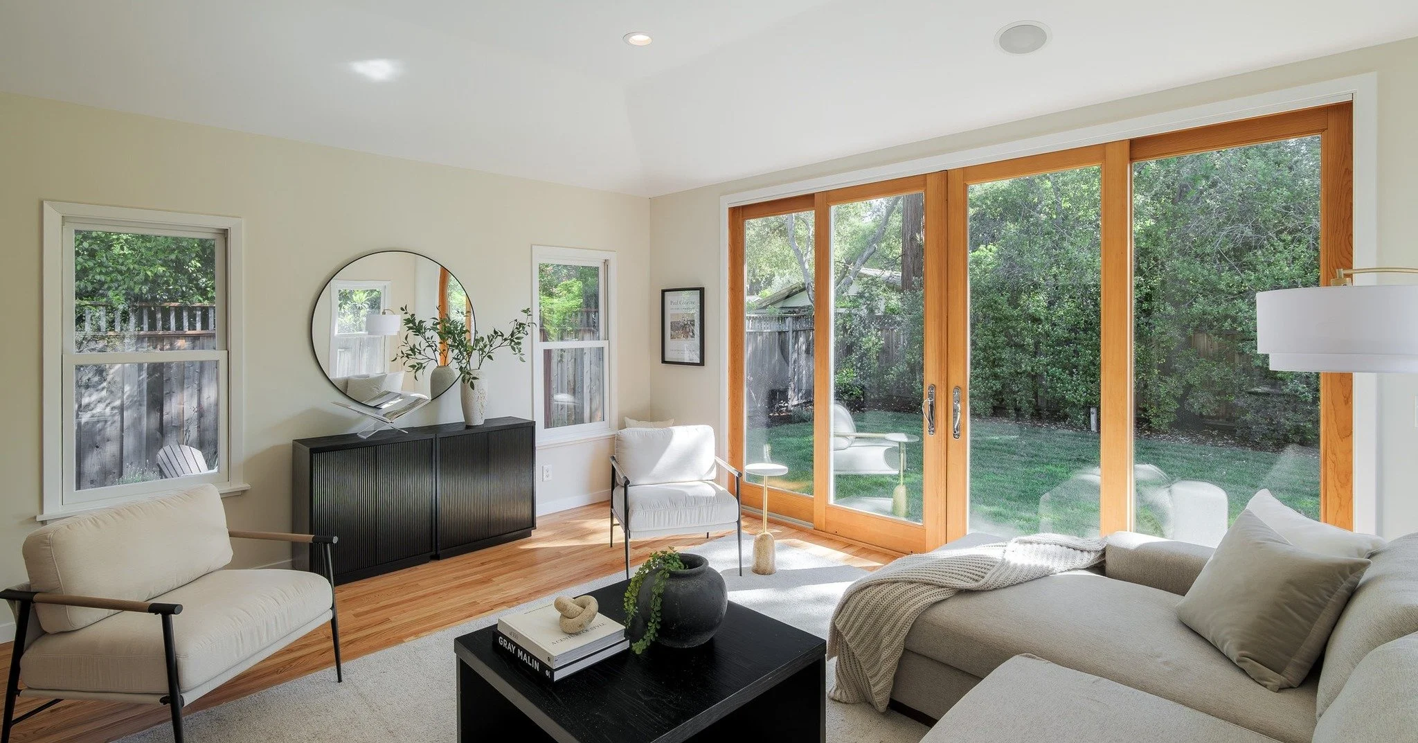 The stunning, light-filled family room is a major highlight of our newest listing: 848 Boyce Avenue in Palo Alto. This space offers a seamless indoor/outdoor living experience without sacrificing privacy. Don't miss your chance to see this gem in per