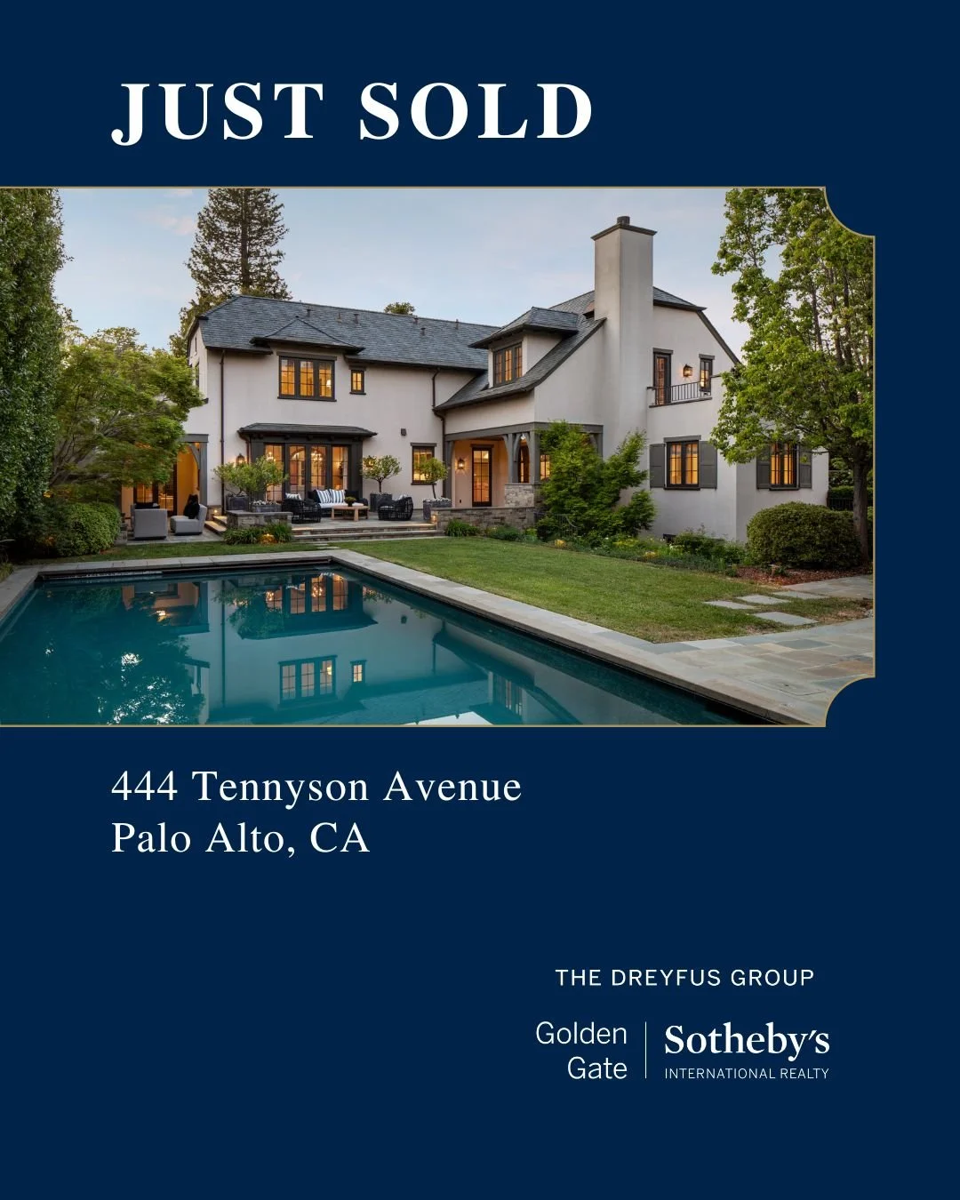 We just orchestrated the highest-priced sale in Palo Alto this year at $22,000,000, proving that the right strategy yields extraordinary results. 444 Tennyson Avenue is a custom-built home that blends timeless elegance with modern luxury and fine cra