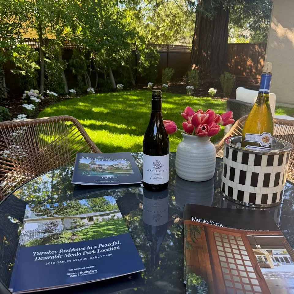 Join The Dreyfus Group tonight from 5-7pm at 2010 Oakley Avenue in Menlo Park for a special preview of this new listing. Pick up your copy of our new Menlo Park City Report and chat with our team about the home and the local market.