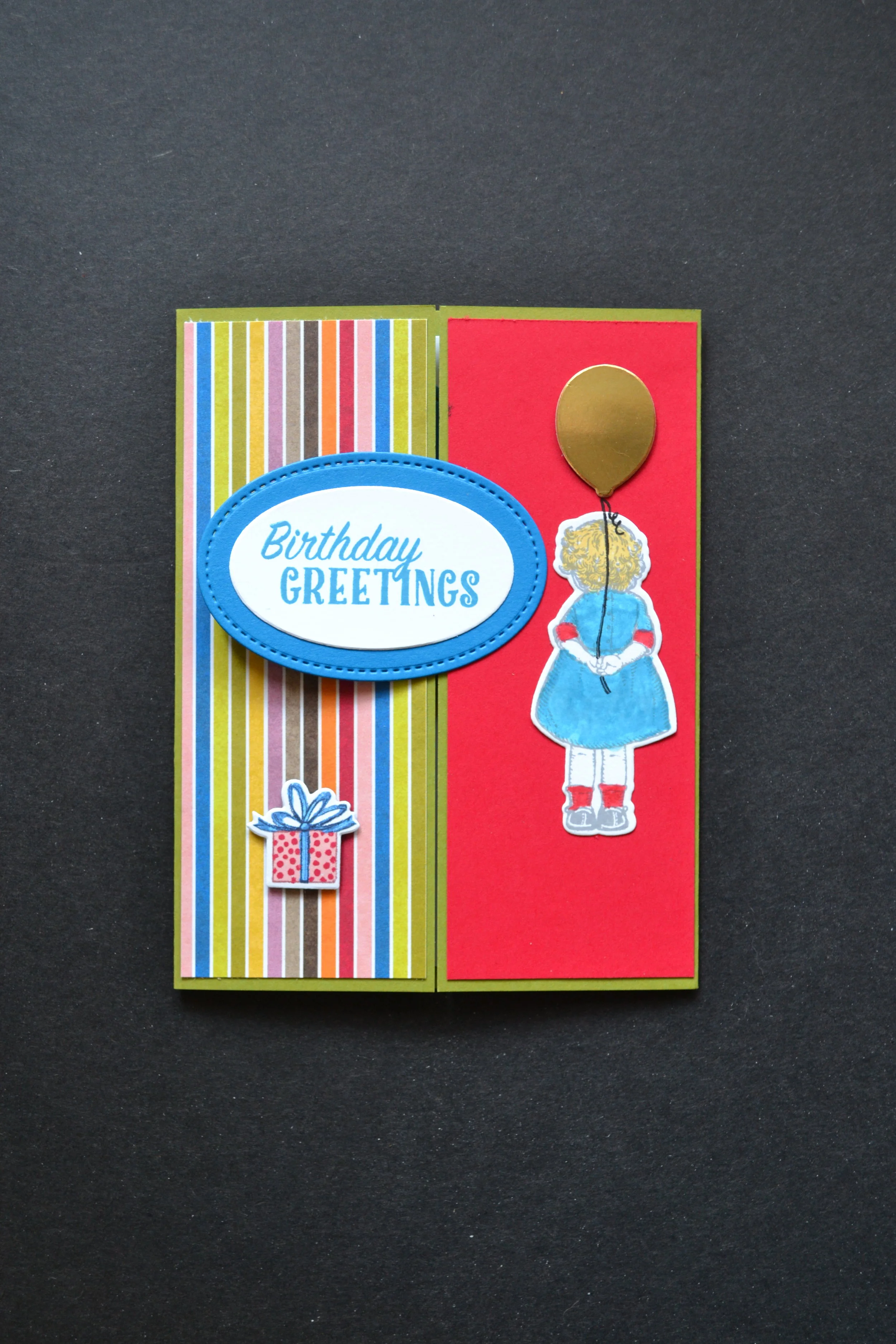 Birthday Delivery Centre Fold