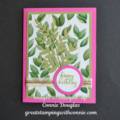 Forever Greenery - Fun Fold Tutorial