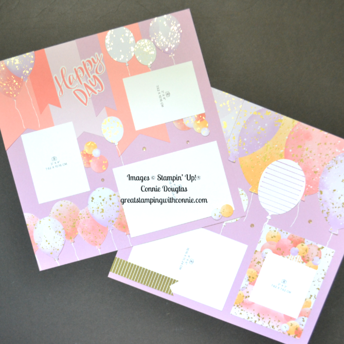 Lunch Break Craft Spot - Pretty Party Kit Layout