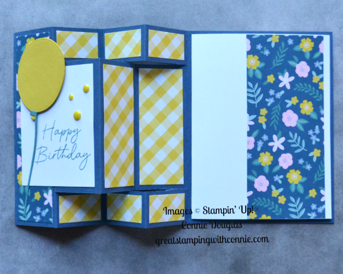 A Fancy Fold for Connie's Craft Along