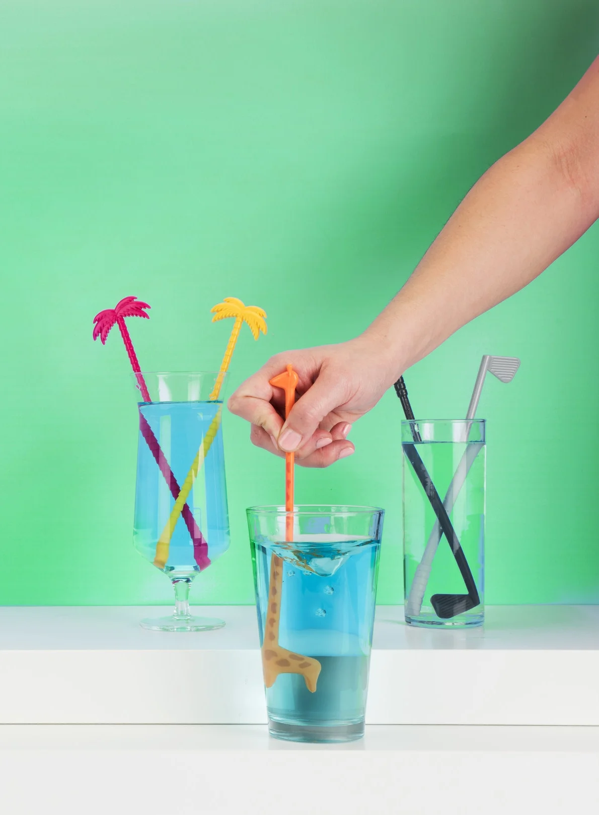 Why stir your drink with something boring?