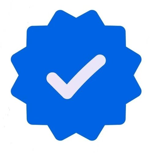 Verified business profile on WhatsApp with logo and contact details