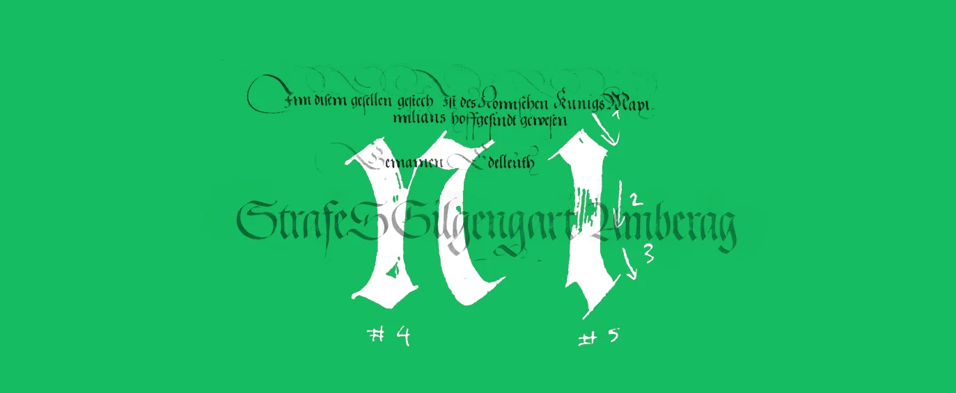 Fraktur baroque et moderne