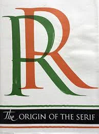 The origin of the serif