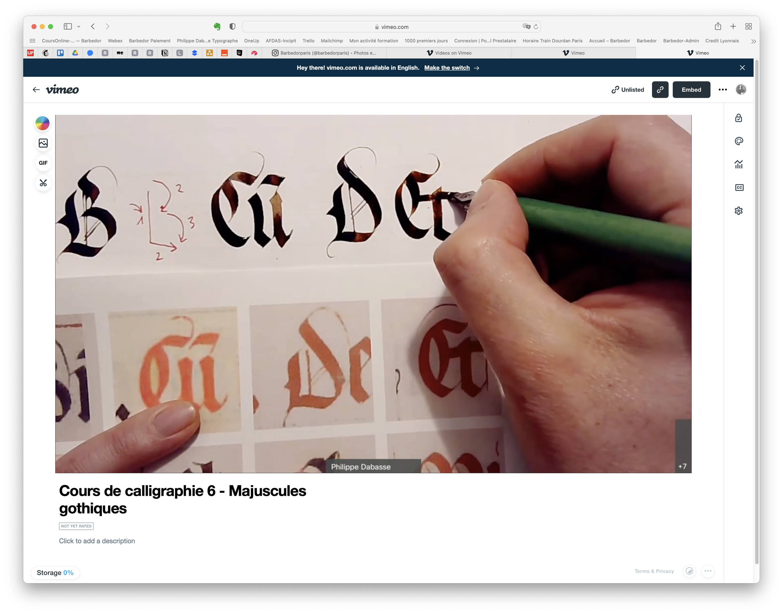 Cours de calligraphie en ligne