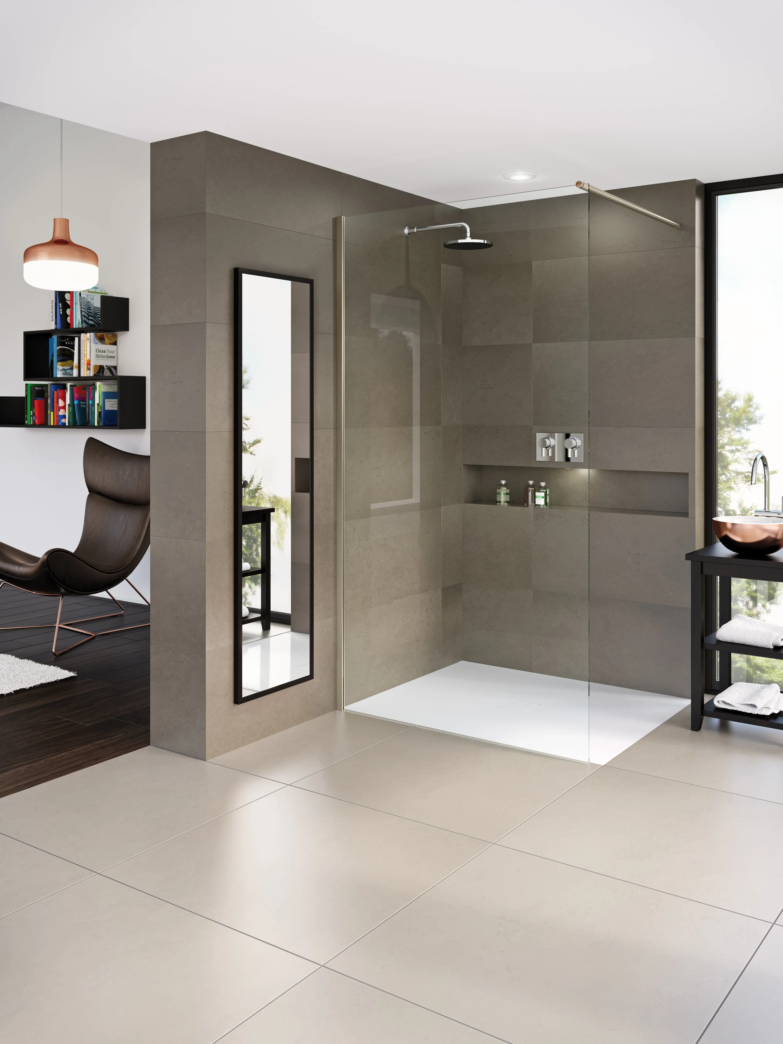 Matki Matki-ONE Wet Room Panel with wall brace bar MOWP 2.jpg