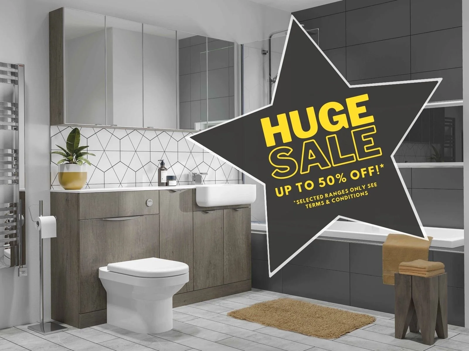 Symphony Aquadi Sale! Up to 50% Off Fitted Bathroom Furniture