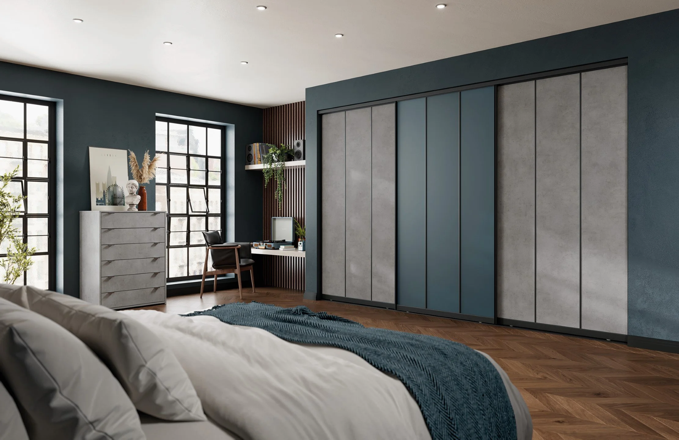 VOLANTE-sliding-wardrobe-Light-Grey-Chicago-Concrete-Satin-Blue-Vintage-Glass.jpg