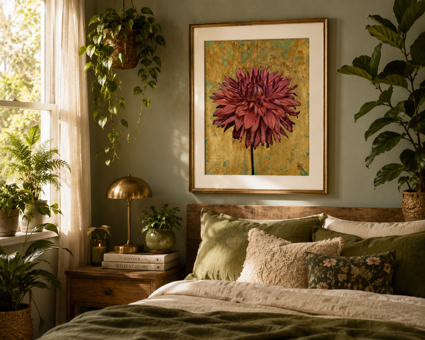 Gold Dahlia print in situ.PNG