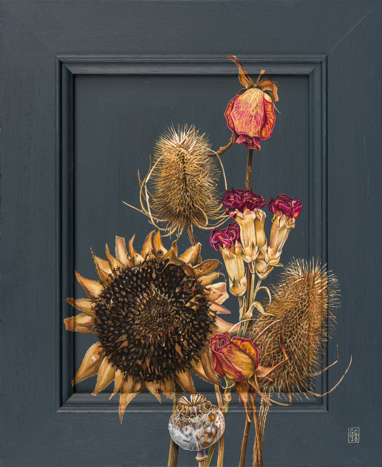 'Yield', Oil on Panel, 26,5cm x22cm, 2018 SOLD