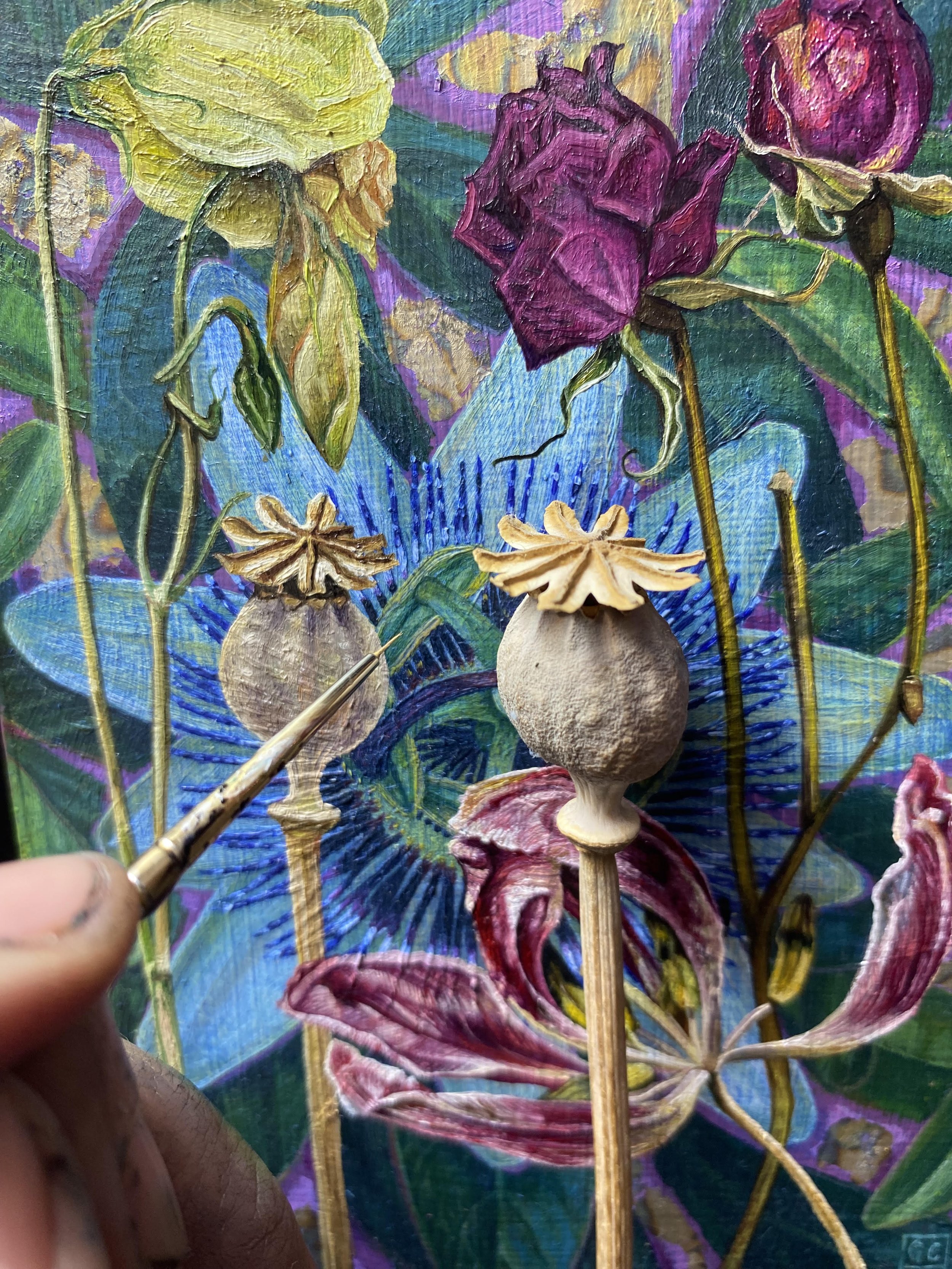 Painting  a poppy seed head.jpg