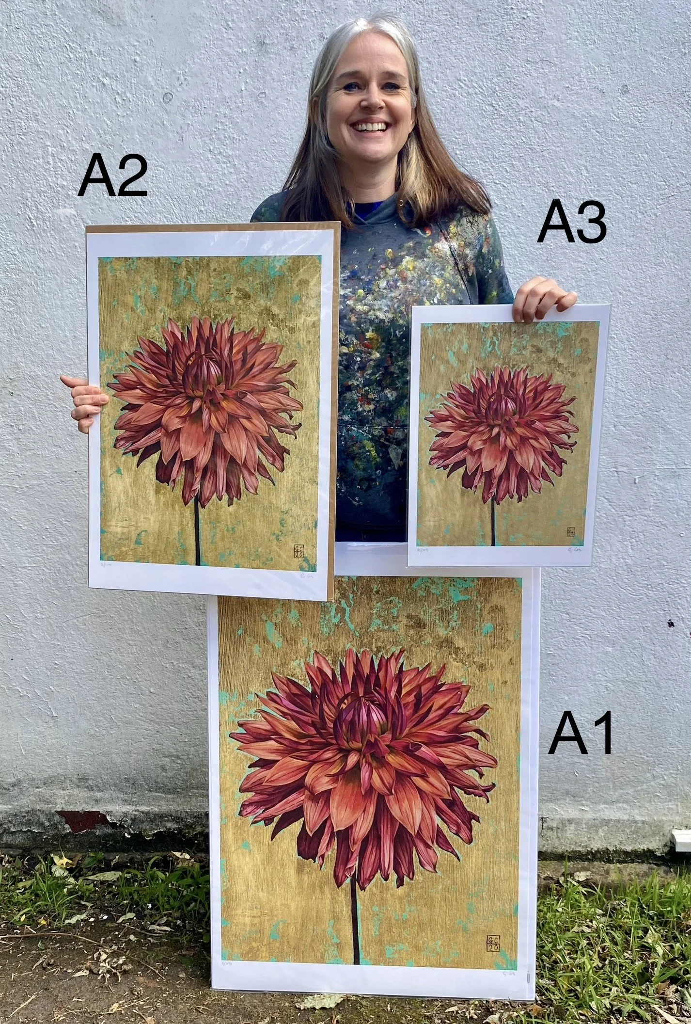 Gold Dahlia print sizes.jpg