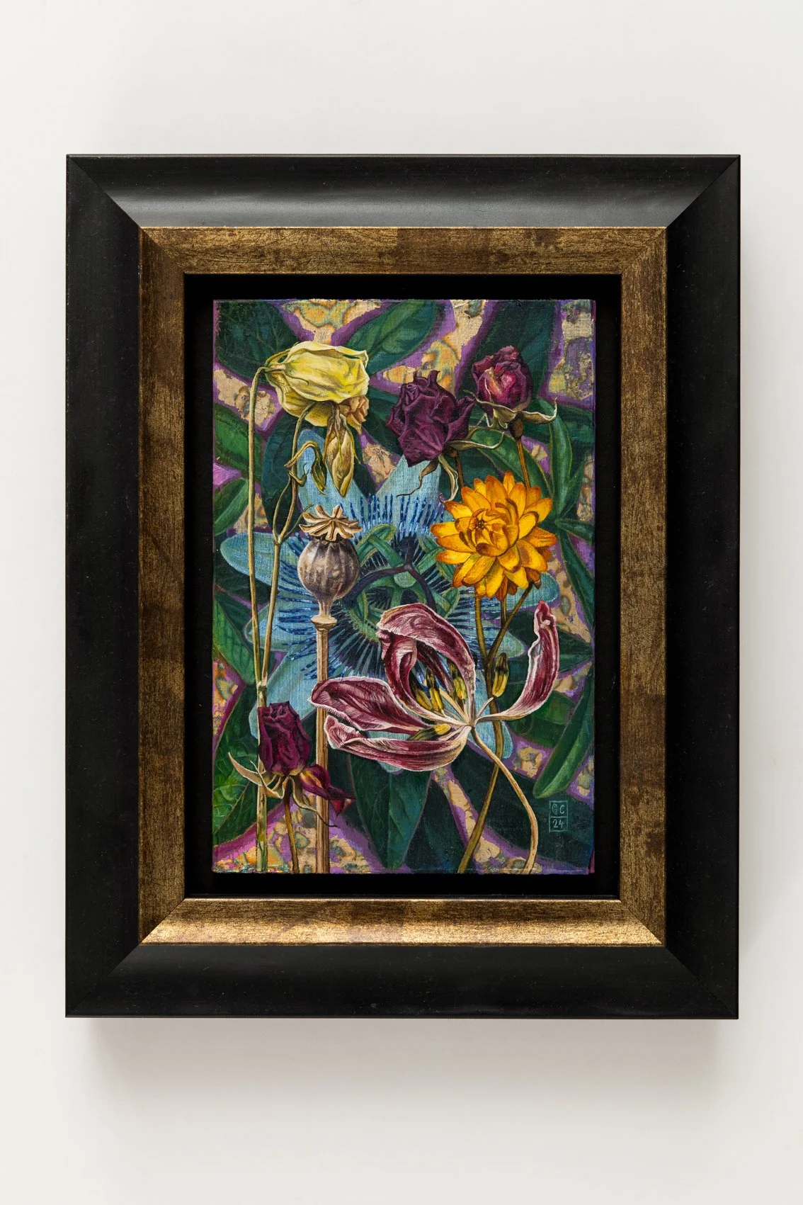 Framed original oil painting 'Cornucopia'.JPG