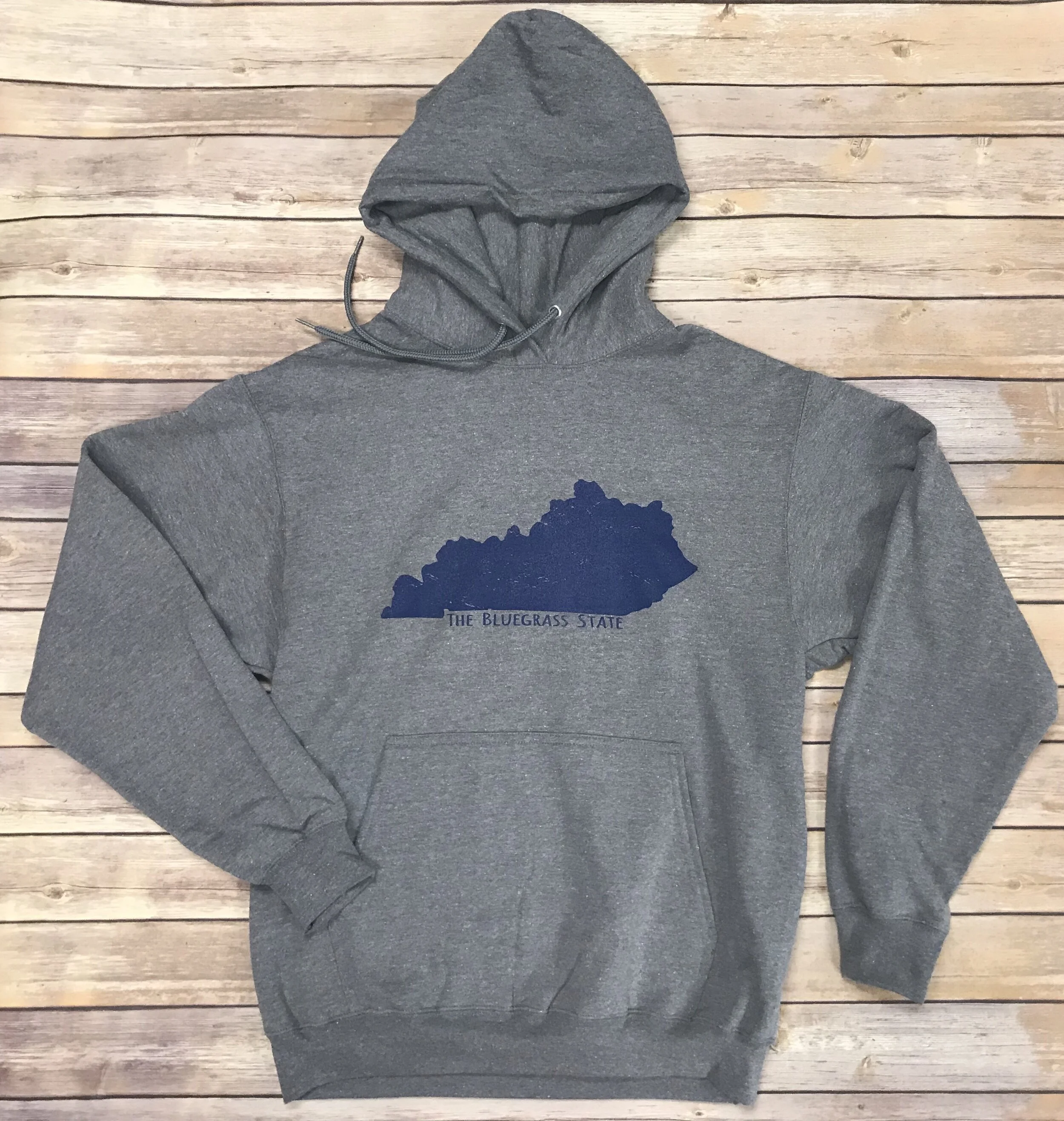 Heather Graphite Bluegrass State Hoodie