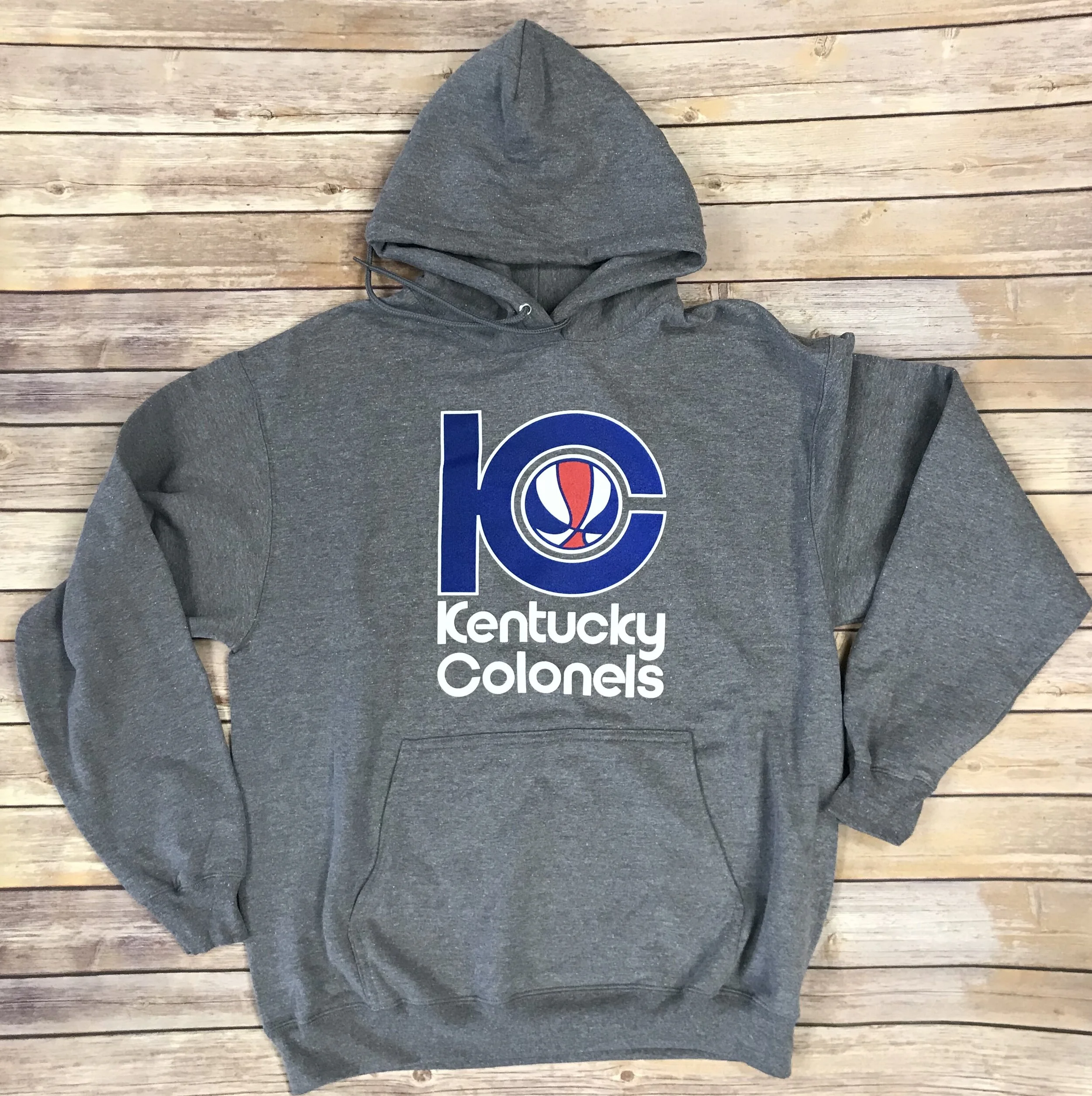 Heather Gray Kentucky Colonels Hooded Sweatshirt