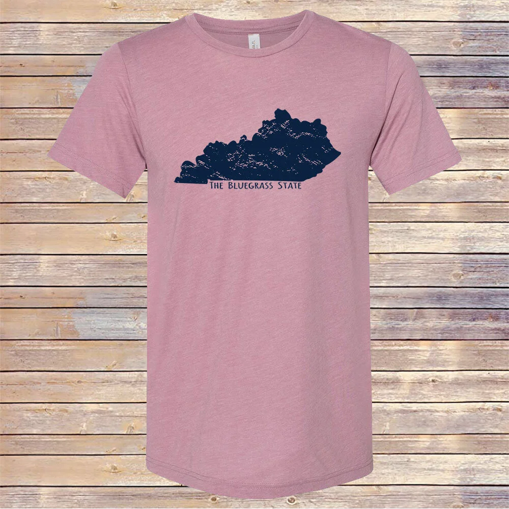 Heather Orchid Bluegrass State Tri-Blend Tee