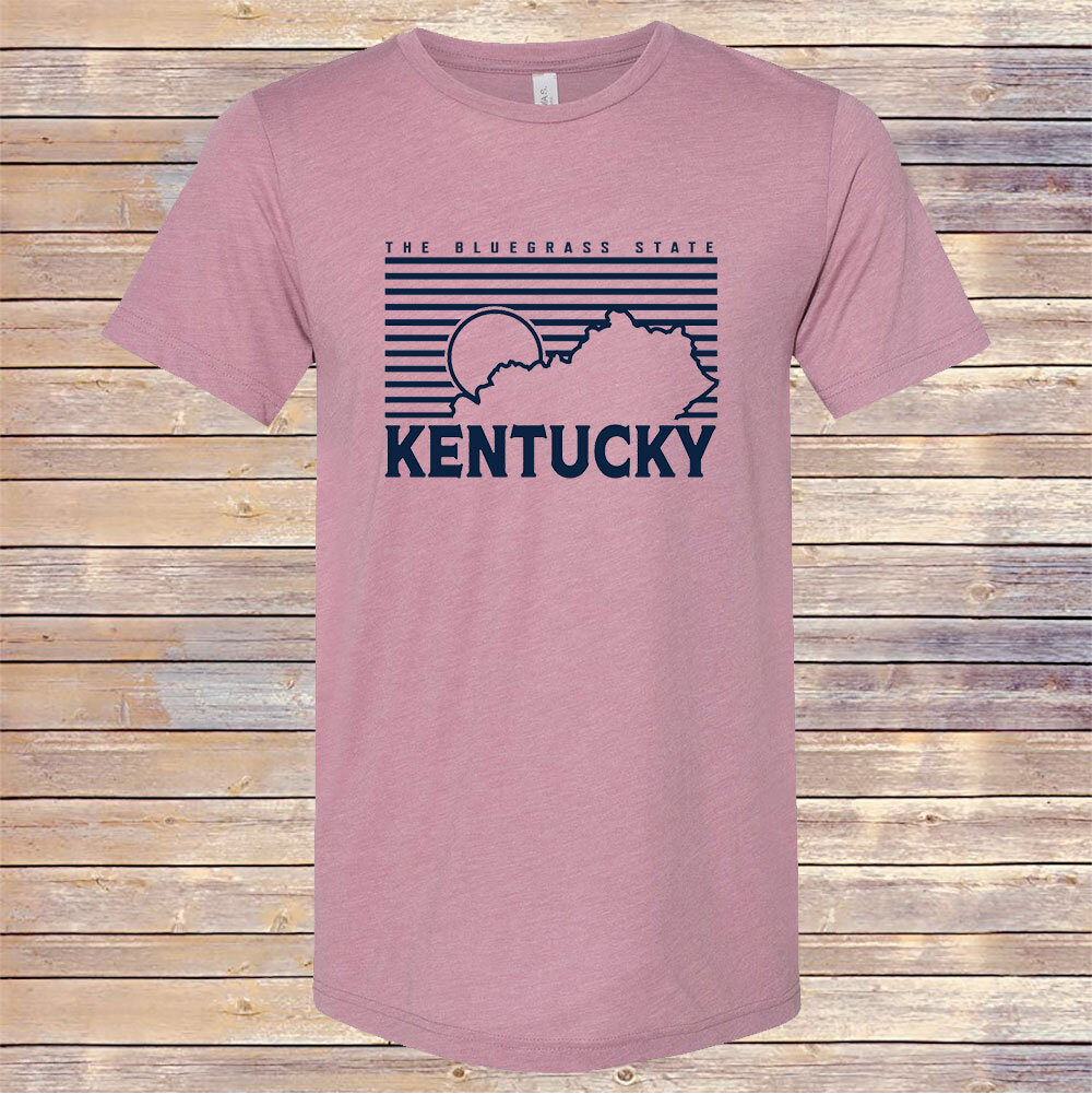 Heather Orchid KY Sunset Tri-Blend Tee