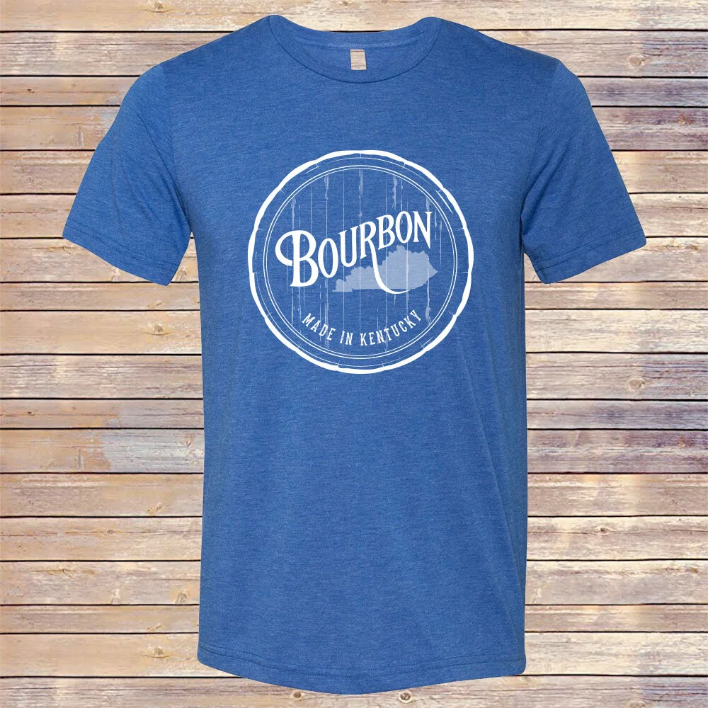 Heather Royal Bourbon Barrel Tri-Blend Tee