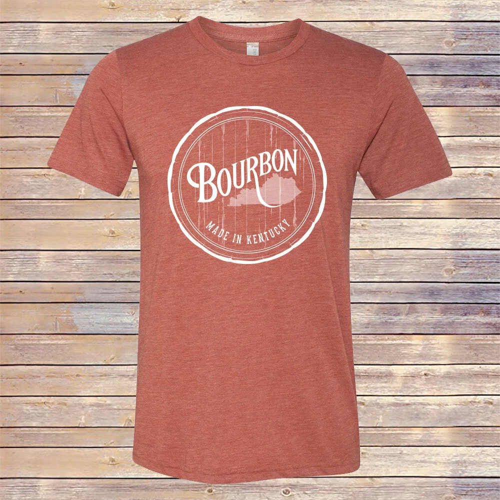 Heather Clay Bourbon Barrel Tri-Blend Tee