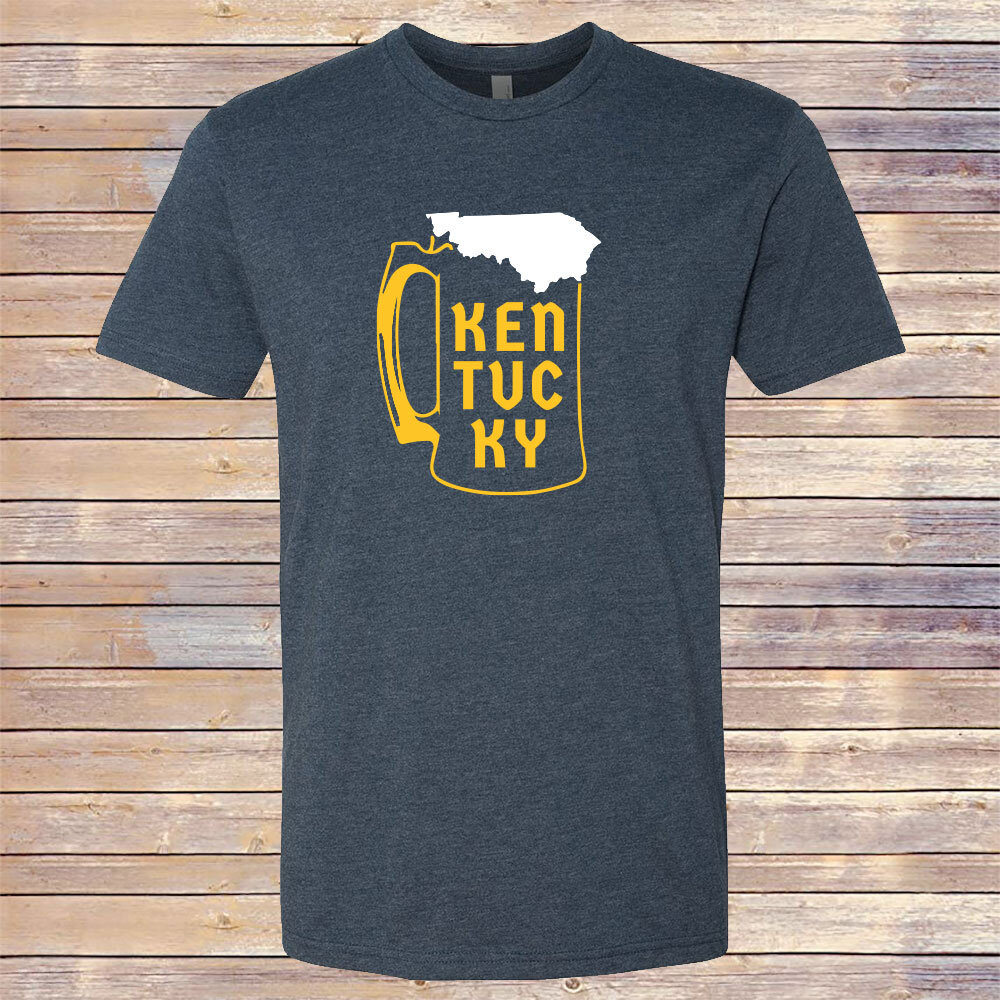 Heather Navy Kentucky Beer Stein Tee