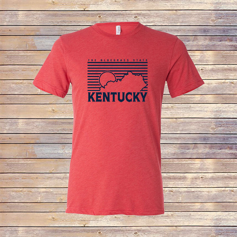 Heather Red Kentucky Sunset Tee
