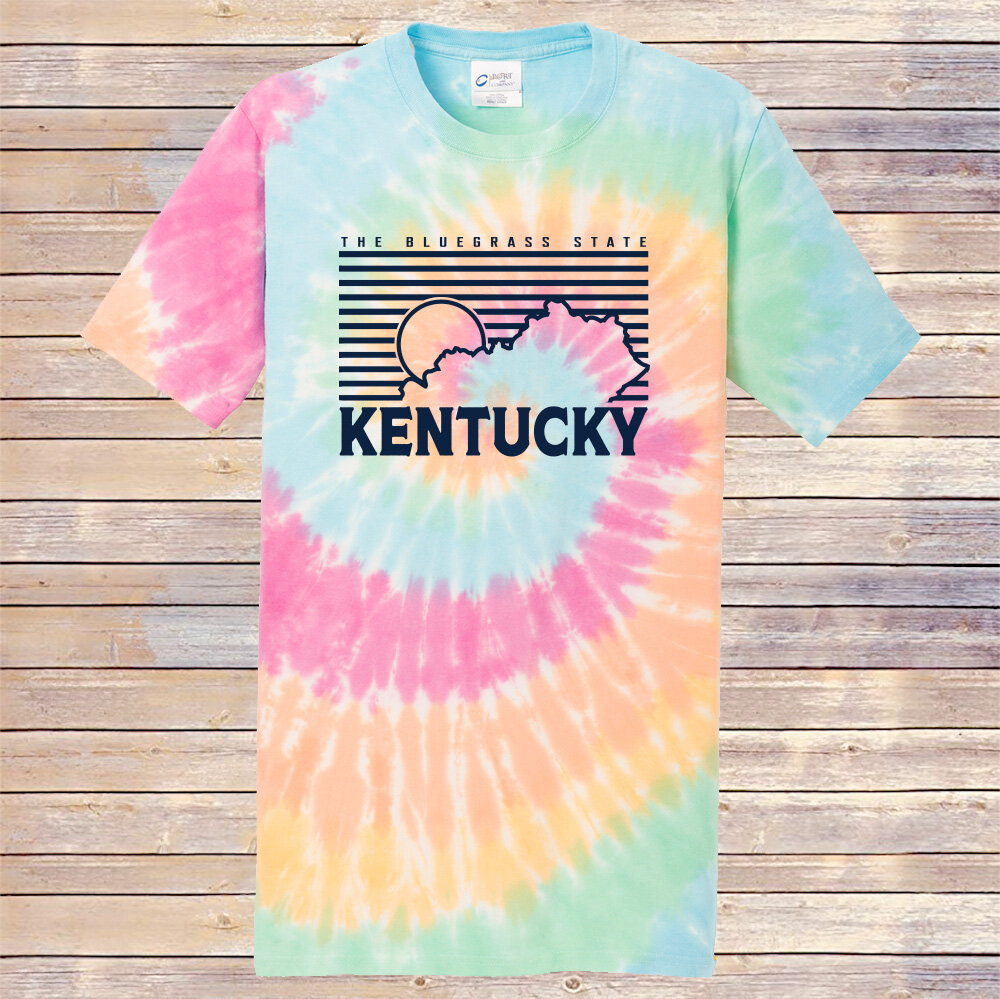 Pastel Tie Dye Kentucky Sunset Tee
