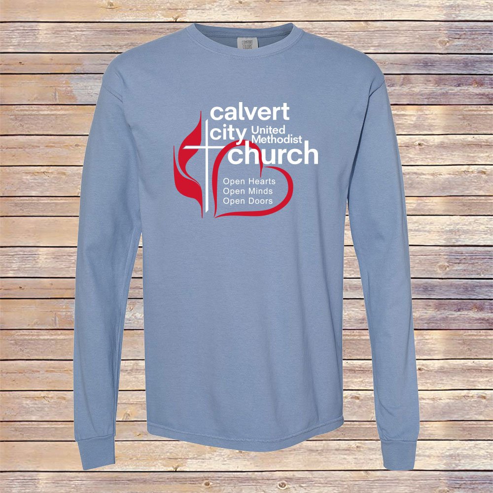 Denim Comfort Colors CCUMC Long Sleeve Tee - Front Only