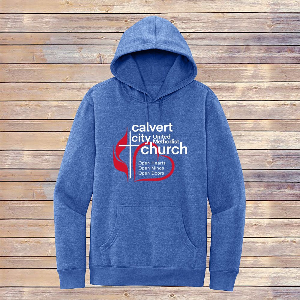 Heather Royal CCUMC Hoodie - Front Only