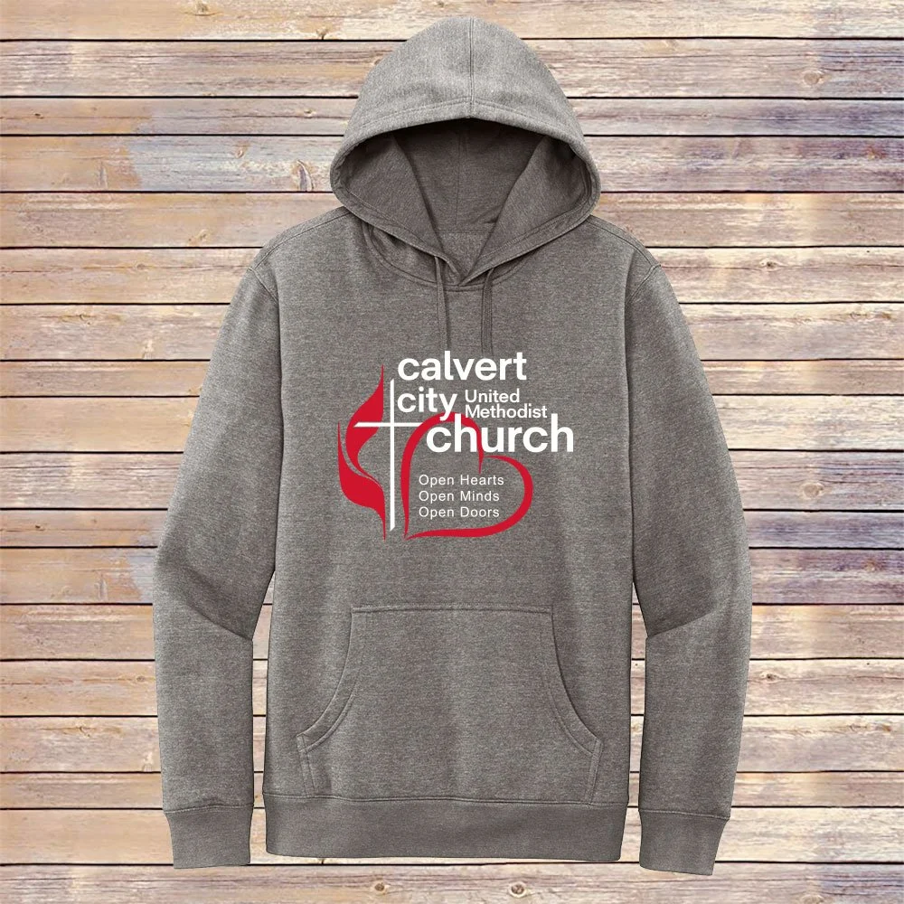 Heather Gray CCUMC Hoodie - Front Only