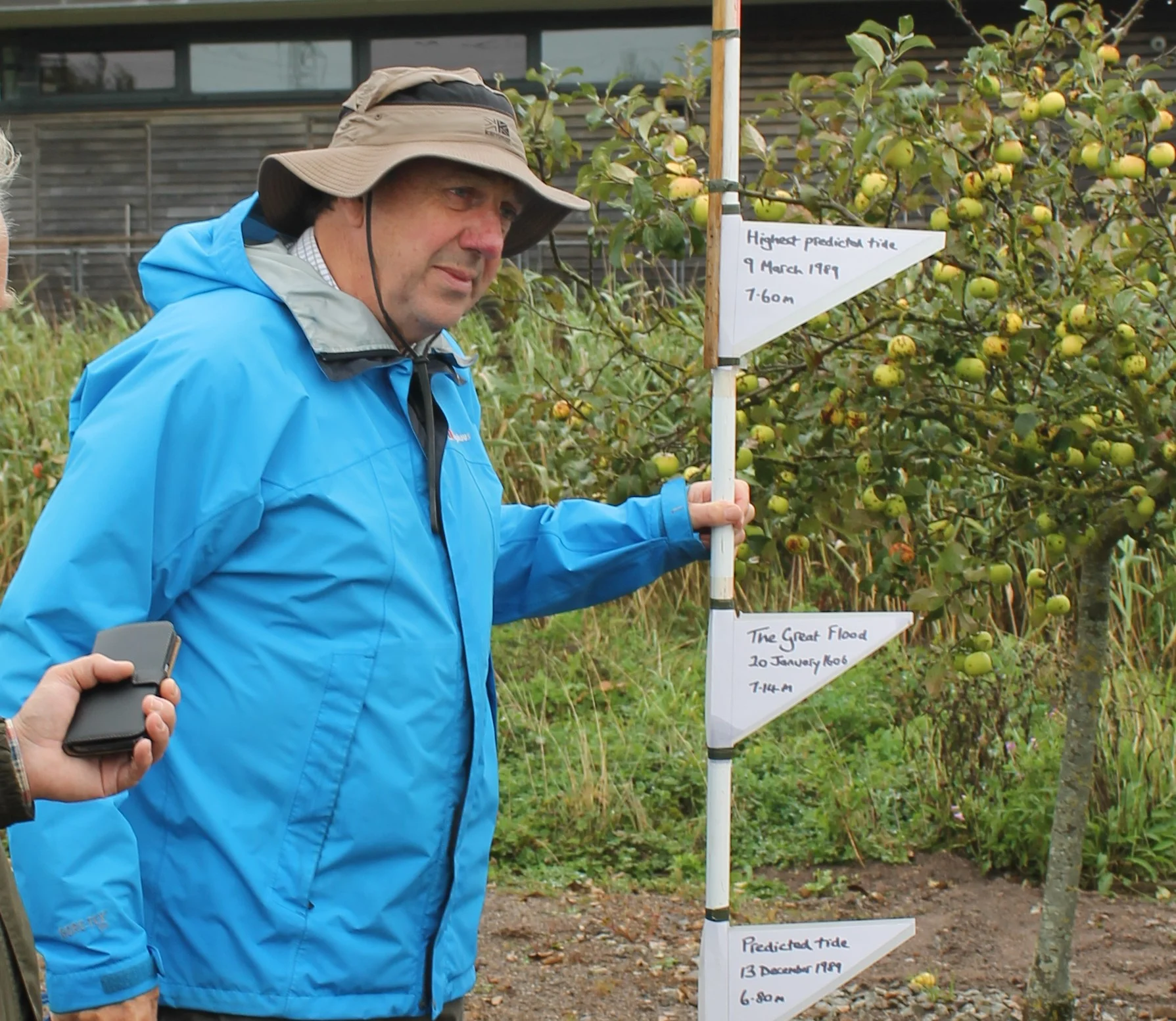 Rick Turner leading guided walk at History Day, 2016.