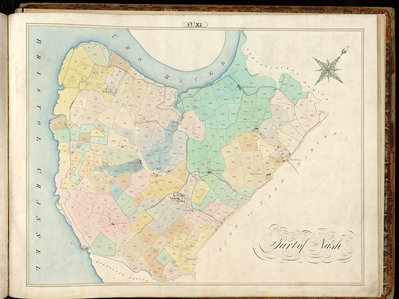 Commissioner of Sewers map for Nash (1830)