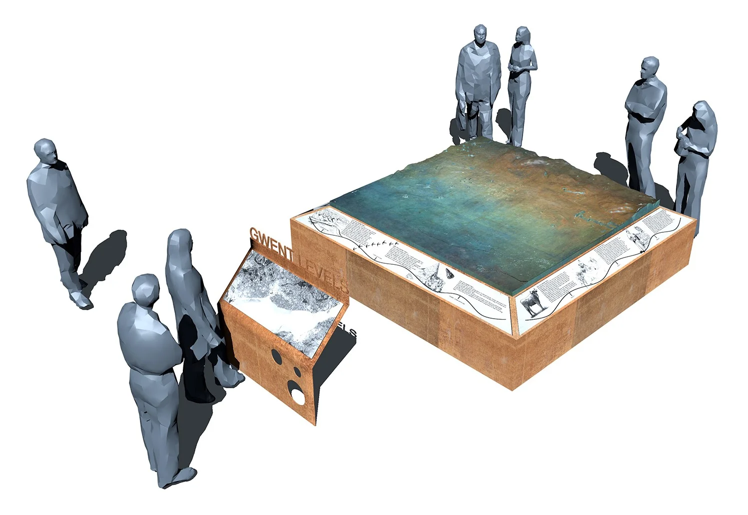 Bronze model, lectern and timeline v1 17.09.18.jpg