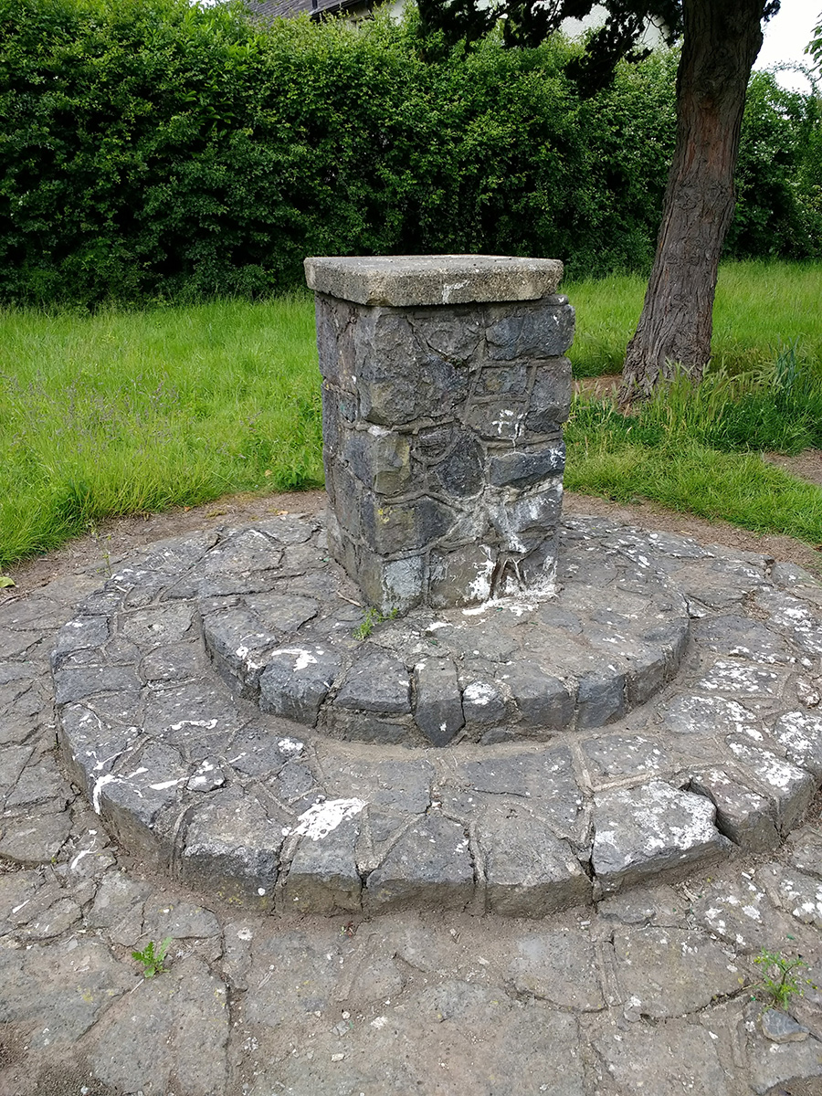  Monument marking the entrance to the airport 