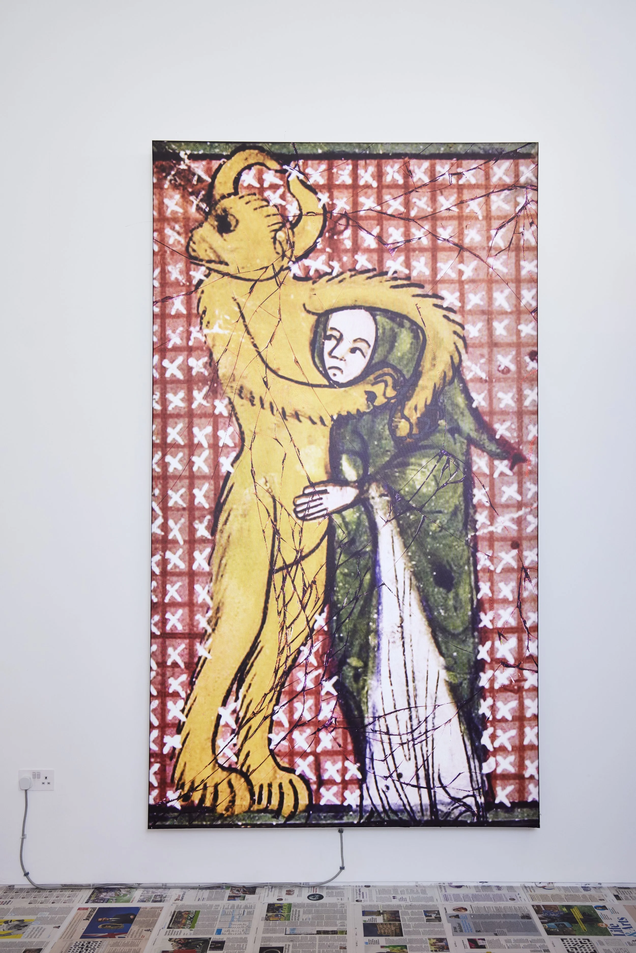 Claire Fontaine, Show Less, Installation view at Mimosa House 2025. Photo Credit: Christa Holka. Courtesy of Mimosa House.