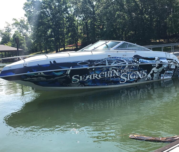 photo Pontoon Boat Wraps Images boat wraps knoxville s vehicle wrap