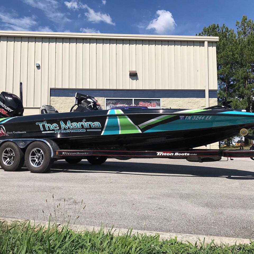 Sponsored Boat Wrap