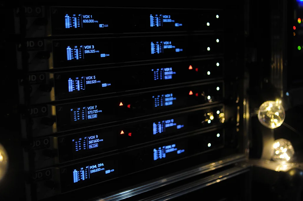 Sennheisers Digital 6000 mottakerer.