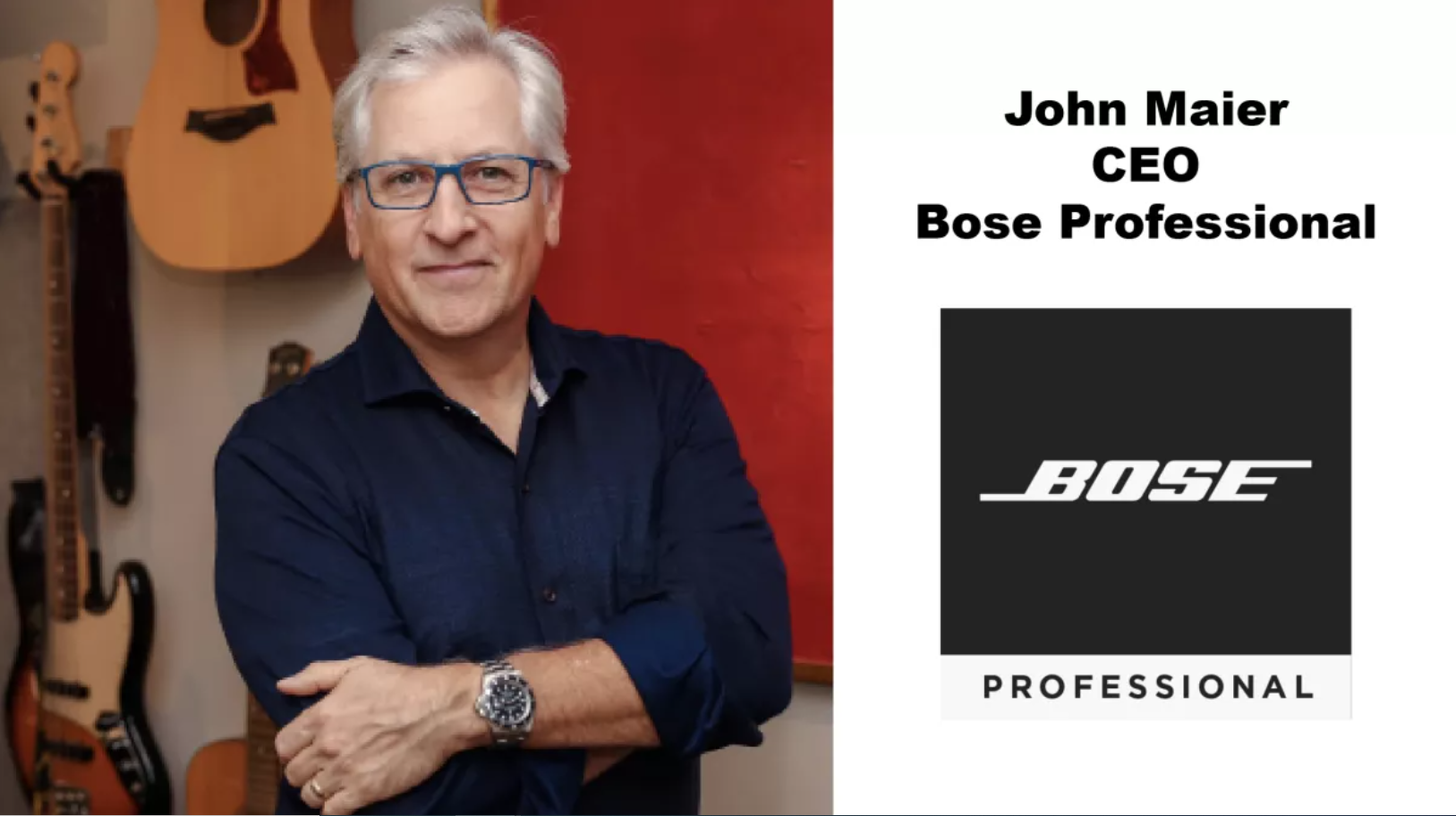 Ny direktør for BOSE Professional