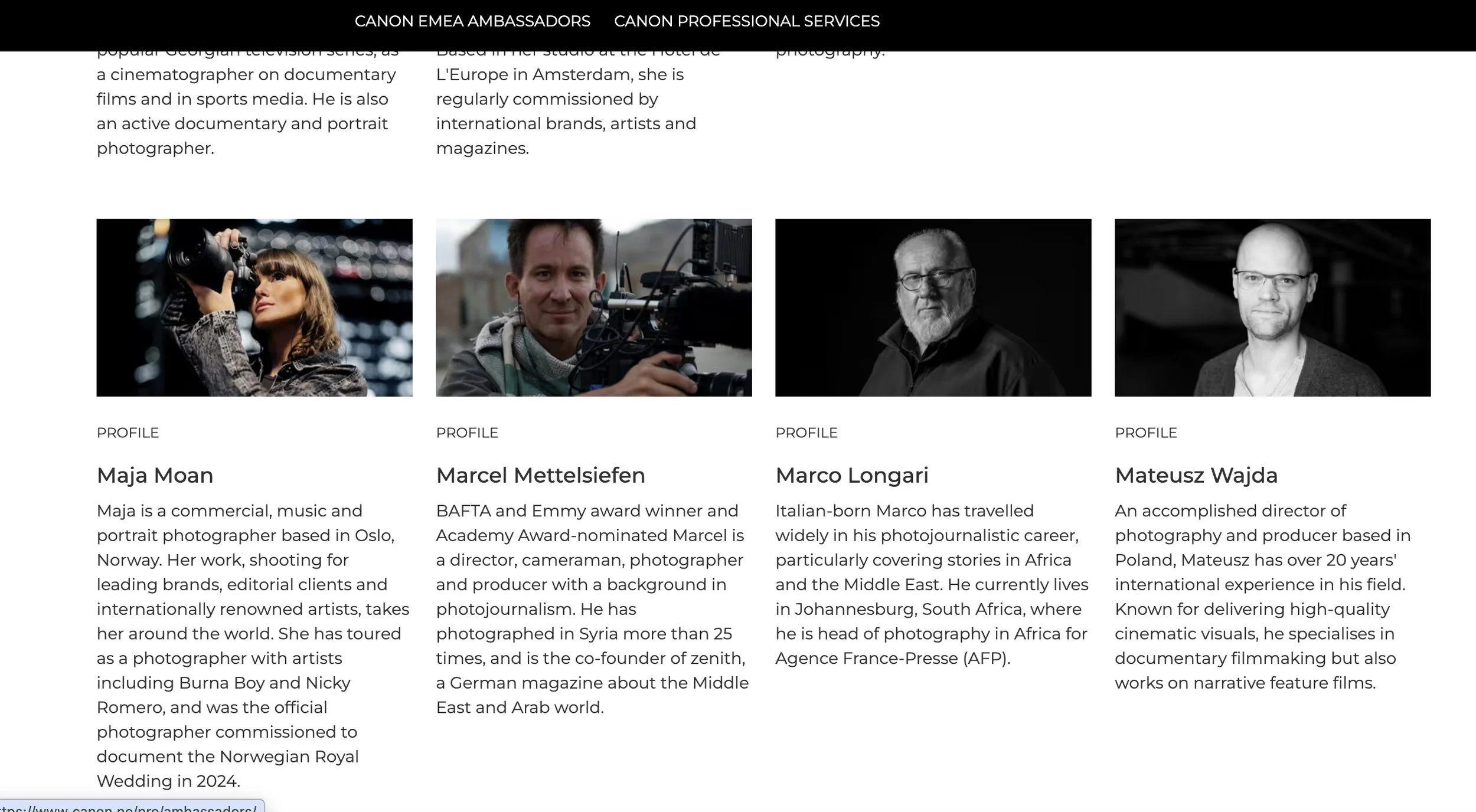 Maja Moan er ny Canon-ambassadør i EMEA