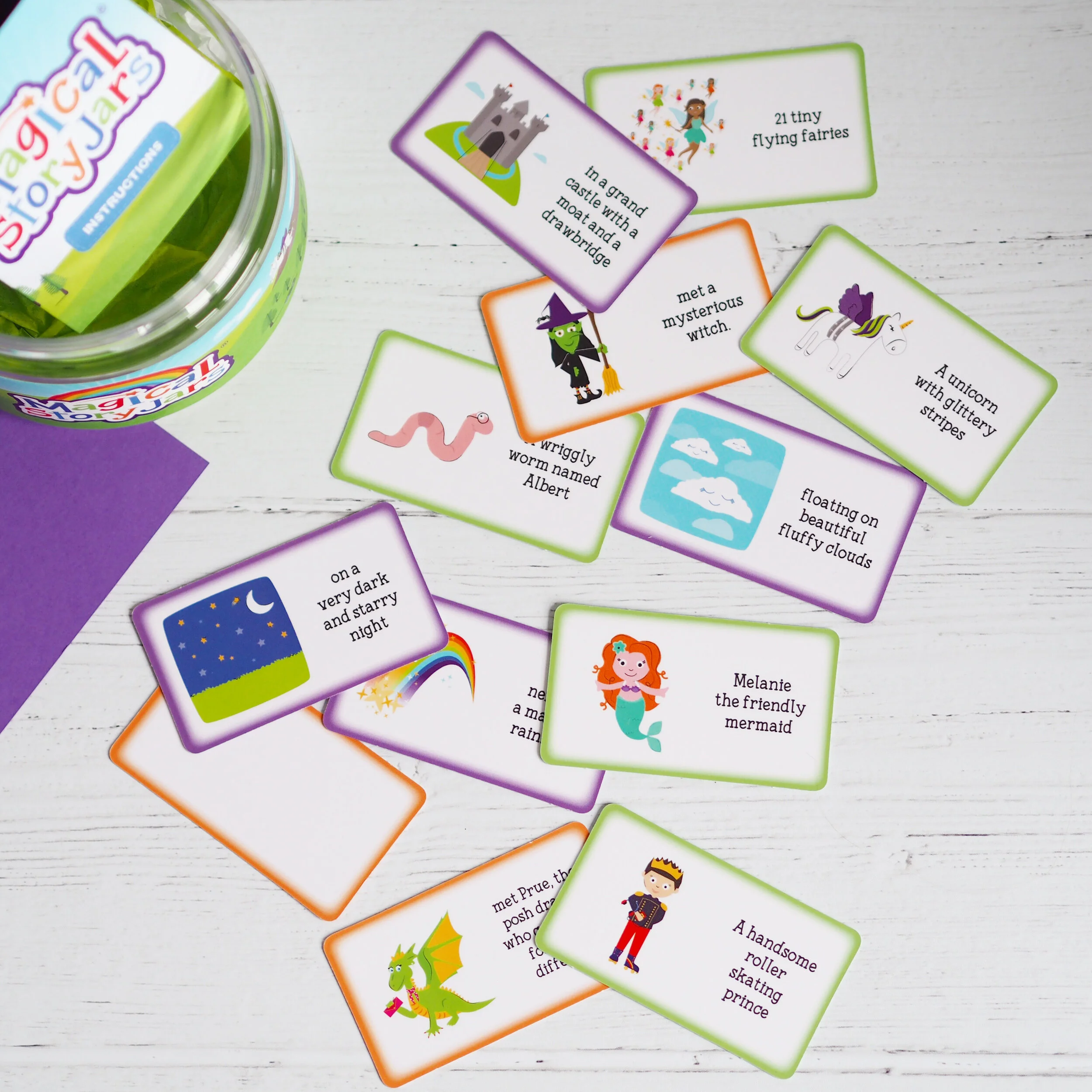 Story cards included